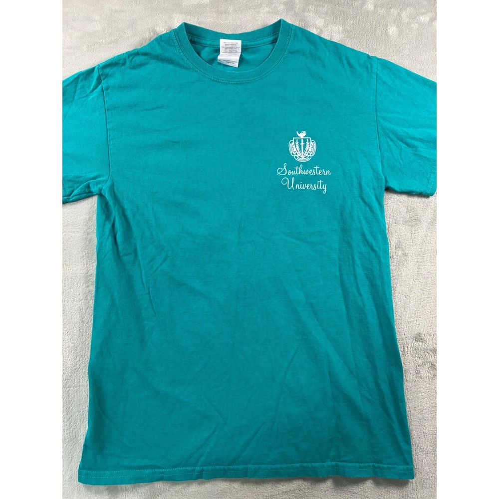 Gildan Southwestern University Sorority Recruitment 2015 Teal Graphic T-Shirt S
